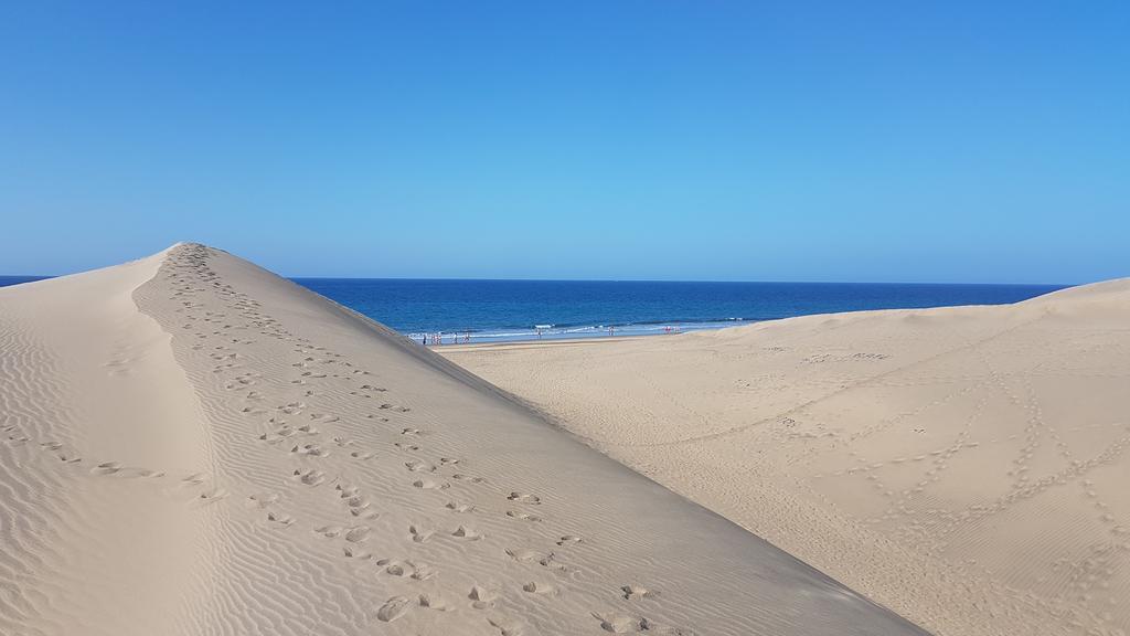 Huella Canaria Complejo Las Olas Πλάγια ντελ Ινγκλές Εξωτερικό φωτογραφία